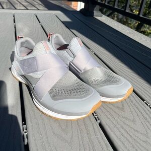 Tiem Cycling Shoes Gray/Coral Size 9.5